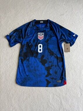 USA McKennie Medium #8 Jersey World Cup Away United States Soccer Football Nike